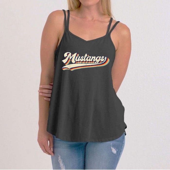 Mustangs Sports Name Women's Strappy Tank