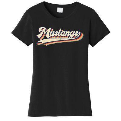 Mustangs Sports Name Women's T-Shirt