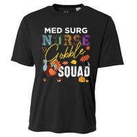 Med Surg Nurse Gobble Squad Thanksgiving Fall Cooling Performance Crew T-Shirt