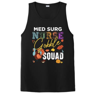 Med Surg Nurse Gobble Squad Thanksgiving Fall PosiCharge Competitor Tank