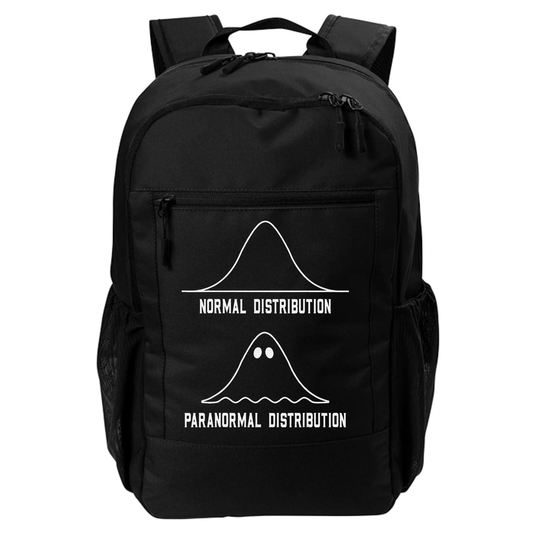 Math Statistics Normal Paranormal Distribution Teacher Backpack