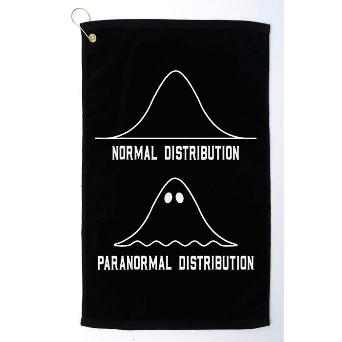 Math Statistics Normal Paranormal Distribution Teacher Golf Towel