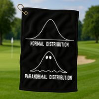 Math Statistics Normal Paranormal Distribution Teacher Golf Towel