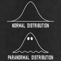 Math Statistics Normal Paranormal Distribution Teacher Golf Towel
