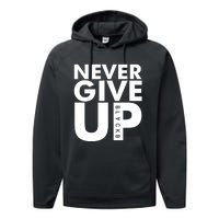 Mo Salah Never Give Up Performance Fleece Hoodie