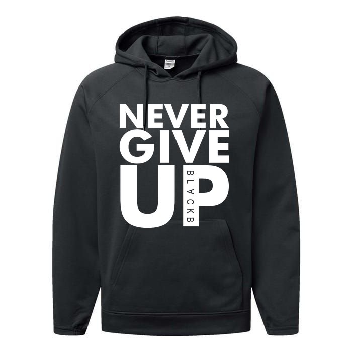 Mo Salah Never Give Up Performance Fleece Hoodie