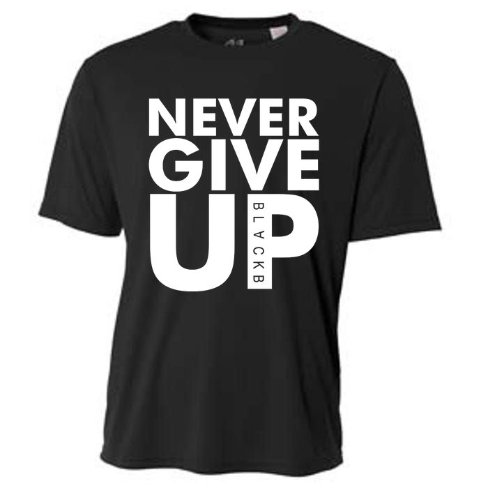 Mo Salah Never Give Up Cooling Performance Crew T-Shirt