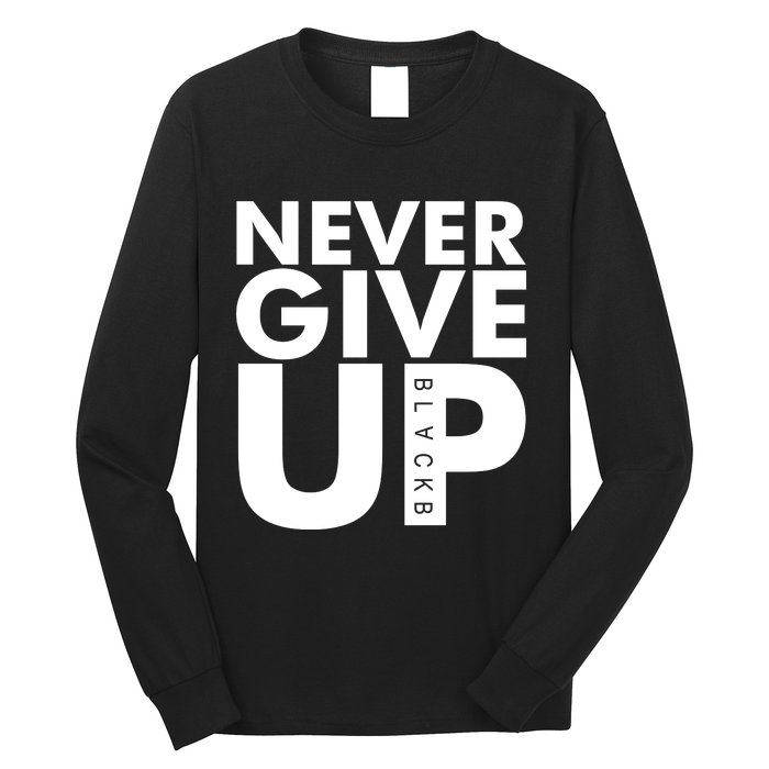 Mo Salah Never Give Up Long Sleeve Shirt