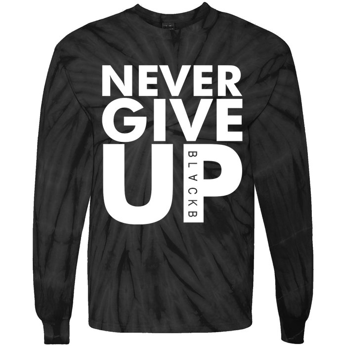 Mo Salah Never Give Up Tie-Dye Long Sleeve Shirt