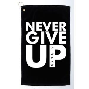 Mo Salah Never Give Up Platinum Collection Golf Towel