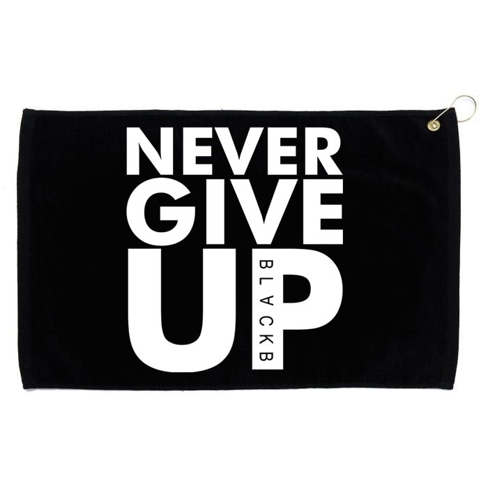 Mo Salah Never Give Up Grommeted Golf Towel