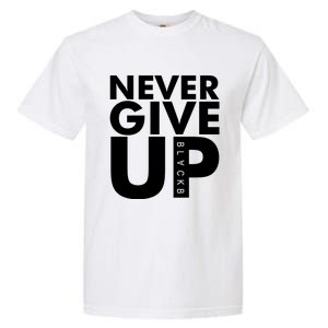 Mo Salah Never Give Up Garment-Dyed Heavyweight T-Shirt