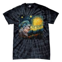 Moodeng Starry Night Van Gogh Funny Moodeng Meme Gift Tie-Dye T-Shirt