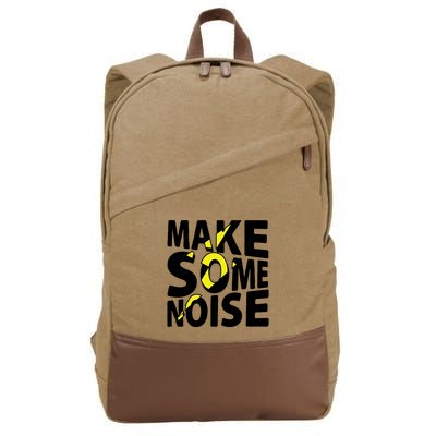 Make Some Noise Flash Cotton Canvas Backpack