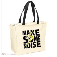 Make Some Noise Flash Zip Tote Bag