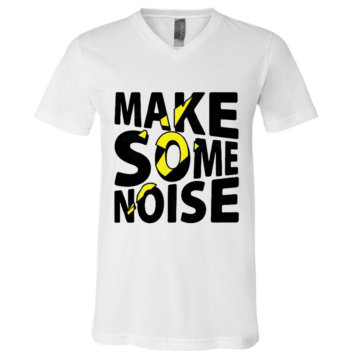 Make Some Noise Flash V-Neck T-Shirt