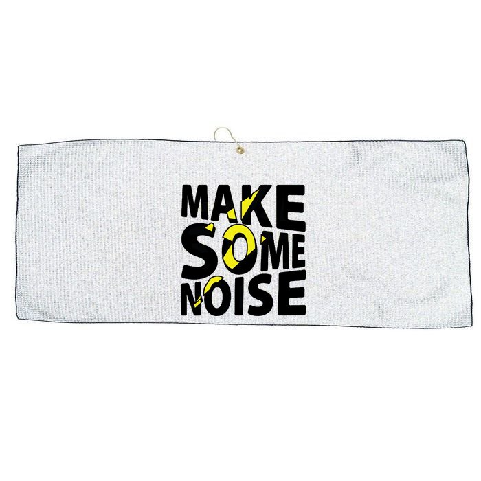 Make Some Noise Flash Large Microfiber Waffle Golf Towel
