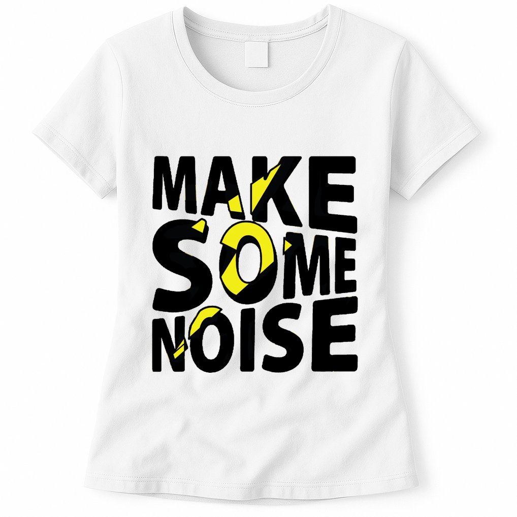 Make Some Noise Flash Womens T-Shirt