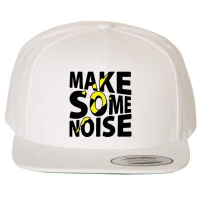 Make Some Noise Flash Wool Snapback Cap
