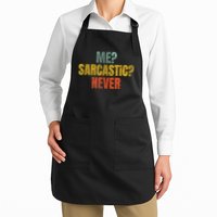 Me Sarcastic Never Funny Sarcasm Apron