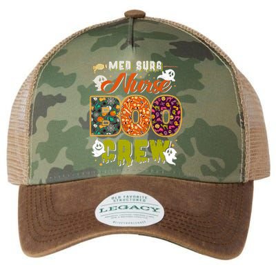 Med Surg Nurse Boo Crew Rn Squad Halloween Matching Gift Legacy Tie Dye Trucker Hat