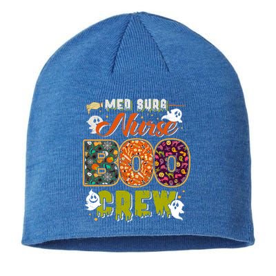 Med Surg Nurse Boo Crew Rn Squad Halloween Matching Gift Sustainable Beanie