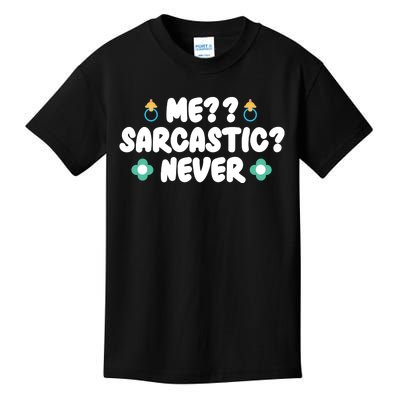 Me Sarcastic Never Kids T-Shirt