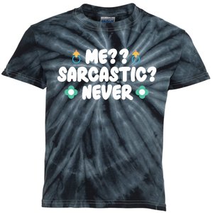 Me Sarcastic Never Kids Tie-Dye T-Shirt