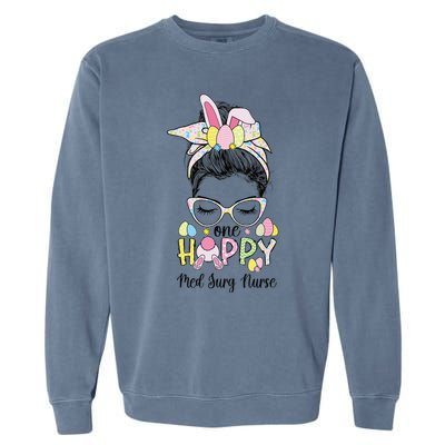 Med Surg Nurse Easter Bunny Med Surg Nurses Easter Day Funny Garment-Dyed Sweatshirt