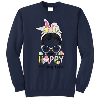 Med Surg Nurse Easter Bunny Med Surg Nurses Easter Day Funny Tall Sweatshirt