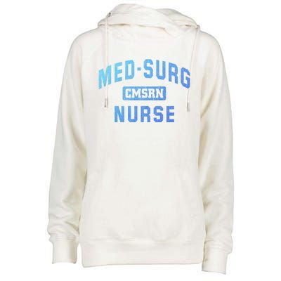 Medical Surgical Nursing Gift Cmsrn Med Surg Nurse Gift Womens Funnel Neck Pullover Hood