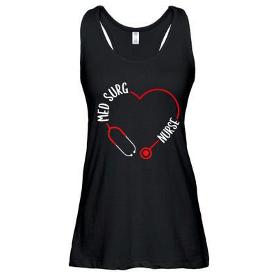 Med Surg Nurse Stethoscope Med Surg Nursing Essentials Ladies Essential Flowy Tank