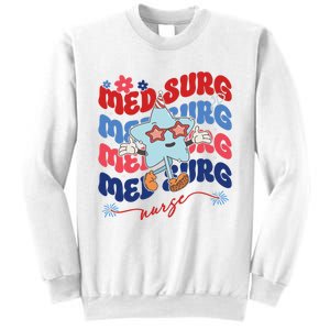 Med Surg Nurse Patriotic American 4th Of July Sweatshirt