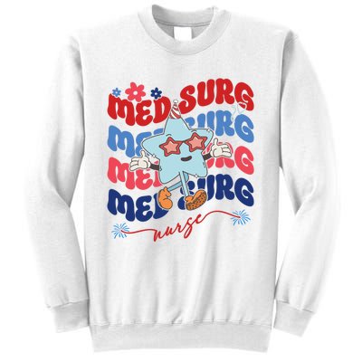 Med Surg Nurse Patriotic American 4th Of July Sweatshirt