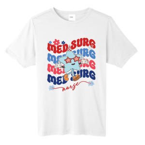 Med Surg Nurse Patriotic American 4th Of July Tall Fusion ChromaSoft Performance T-Shirt