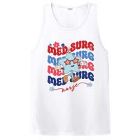 Med Surg Nurse Patriotic American 4th Of July PosiCharge Competitor Tank