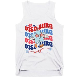 Med Surg Nurse Patriotic American 4th Of July Tank Top