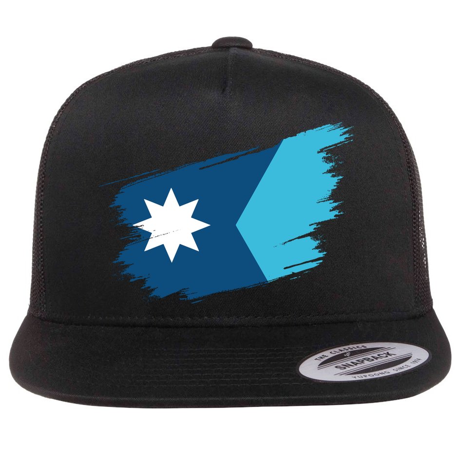 Minnesota State New Flag 2024 Flat Bill Trucker Hat
