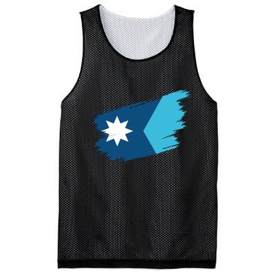 Minnesota State New Flag 2024 Mesh Reversible Basketball Jersey Tank
