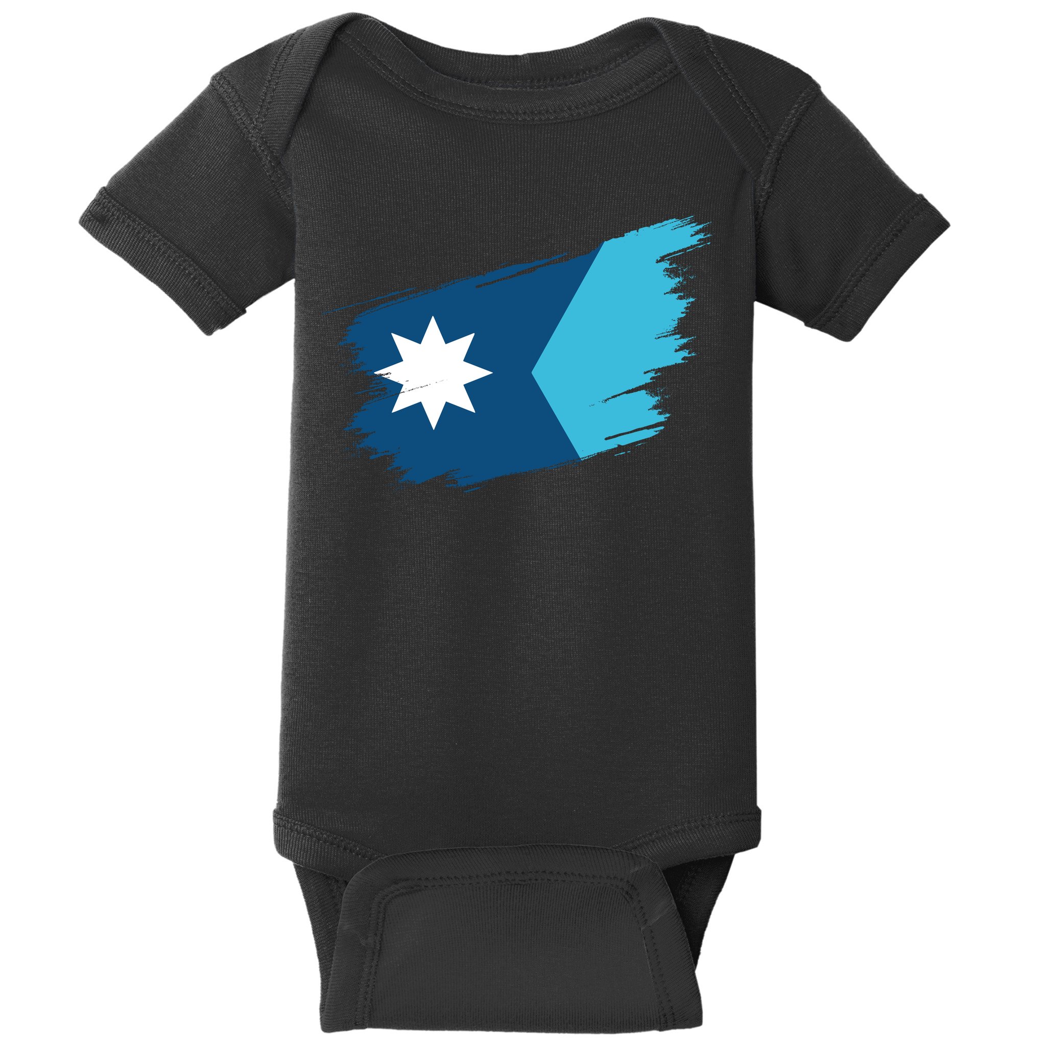 Minnesota State New Flag 2024 Baby Bodysuit