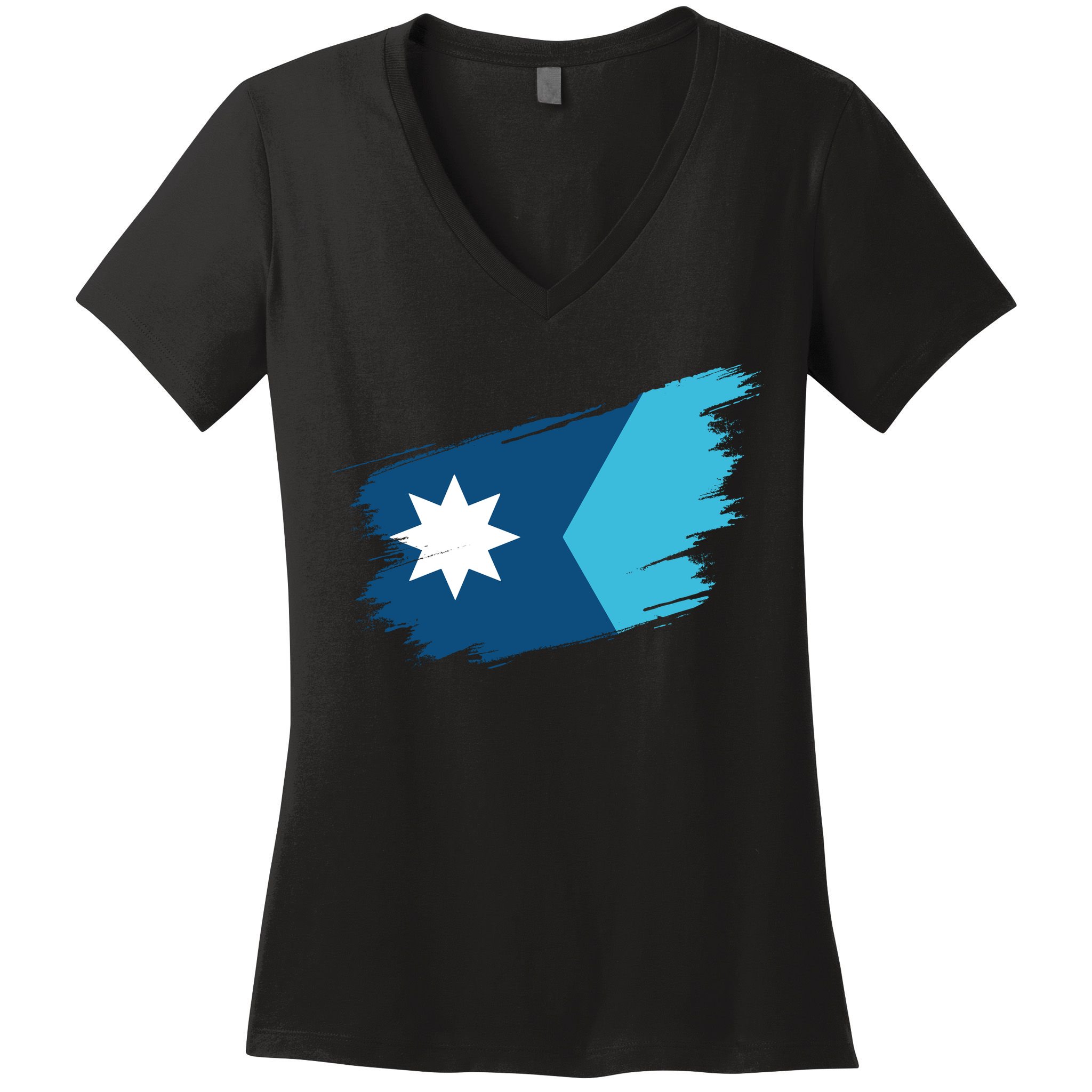 Minnesota State New Flag 2024 Women's V-Neck T-Shirt