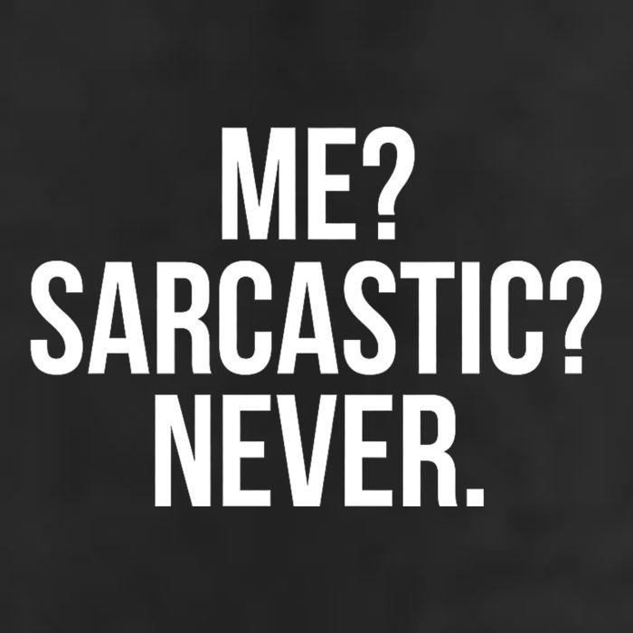 Me? Sarcastic? Never. Funny 15oz Campfire Ceramic Mug