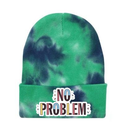 Make Some Noise No Problem Tie Dye 12in Knit Beanie