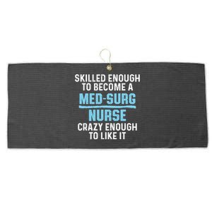 Med Surg Nurse Skilled Medical Surgical Nursing Rn Cute Gift Large Microfiber Waffle Golf Towel