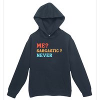 Me Sarcastic Never Funny Black Humor Adult Urban Pullover Hoodie