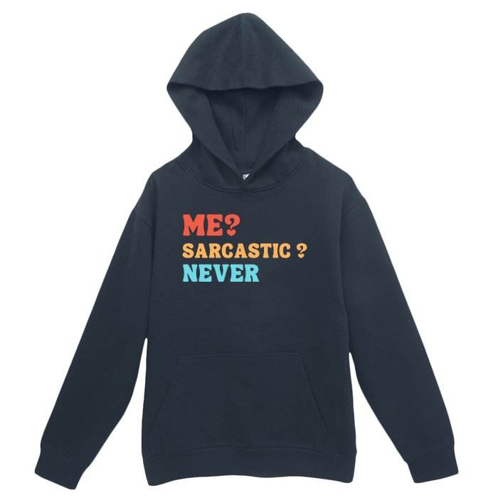 Me Sarcastic Never Funny Black Humor Adult Urban Pullover Hoodie