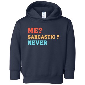 Me Sarcastic Never Funny Black Humor Adult Toddler Hoodie