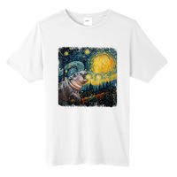 Moodeng Starry Night Van Gogh Funny Moodeng Meme Tall Fusion ChromaSoft Performance T-Shirt