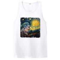 Moodeng Starry Night Van Gogh Funny Moodeng Meme PosiCharge Competitor Tank