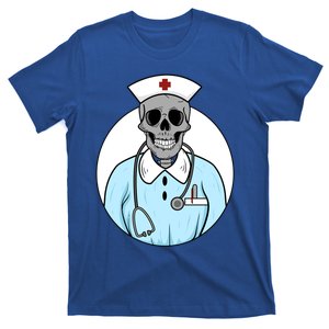 Medical Skull Nursing Horror Fun Nurse Skeleton Halloween Meaningful Gift T-Shirt